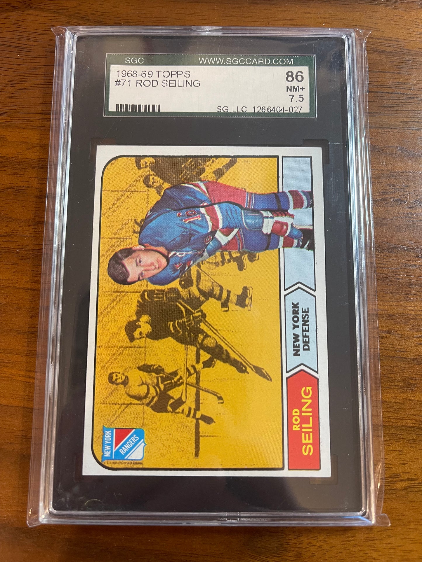 ROD SEILING - 1968 Topps #71, SGC 7.5 (86)