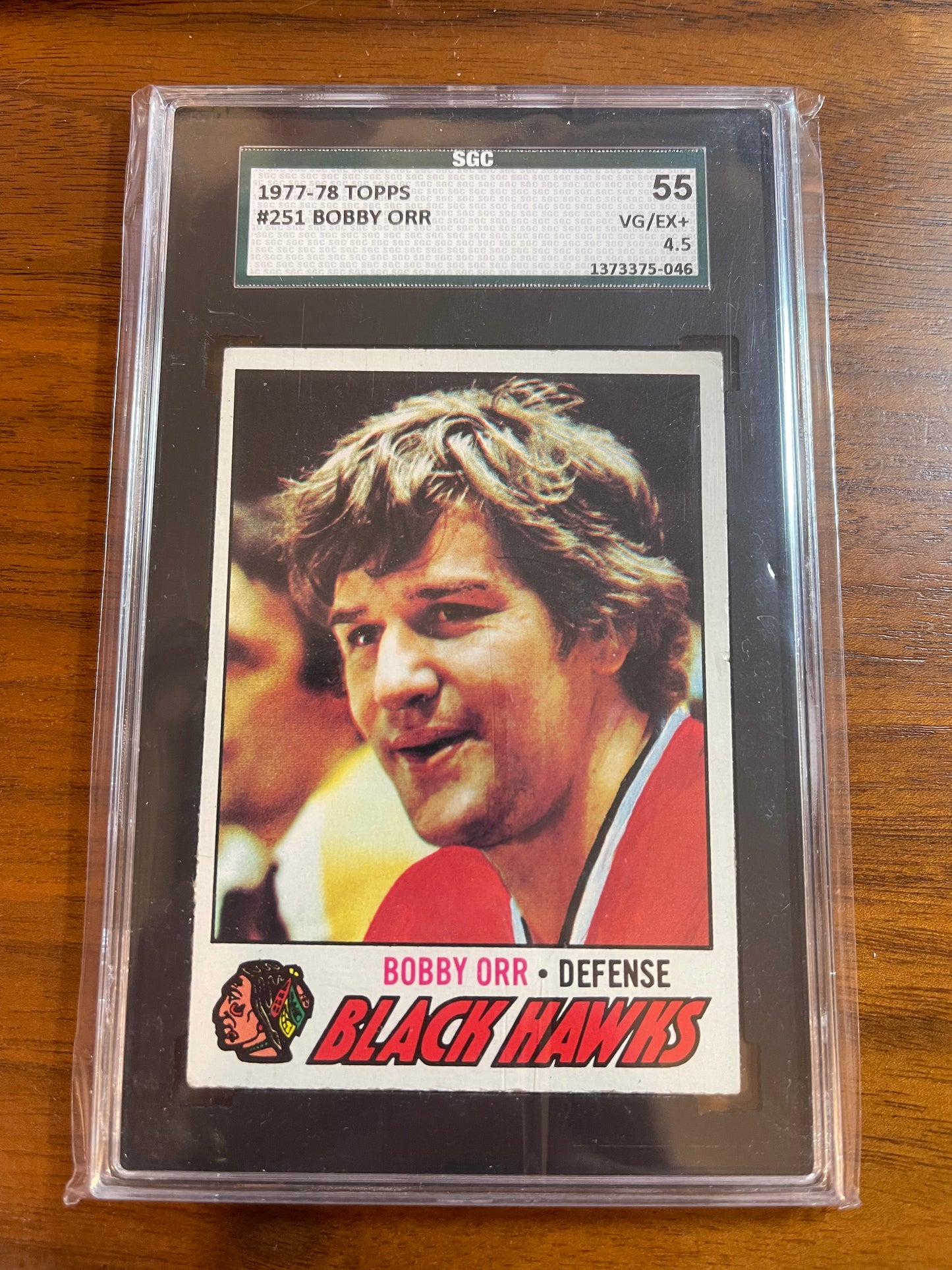 BOBBY ORR - 1977 Topps #251, SGC 4.5 (55)