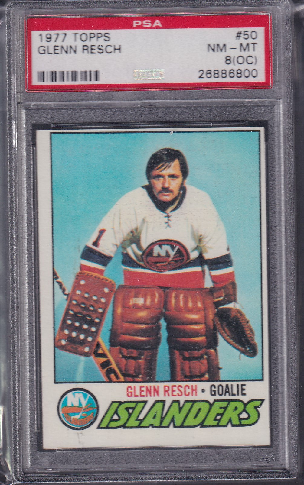 GLENN RESCH - 1977 Topps #50, PSA 8 (OC)