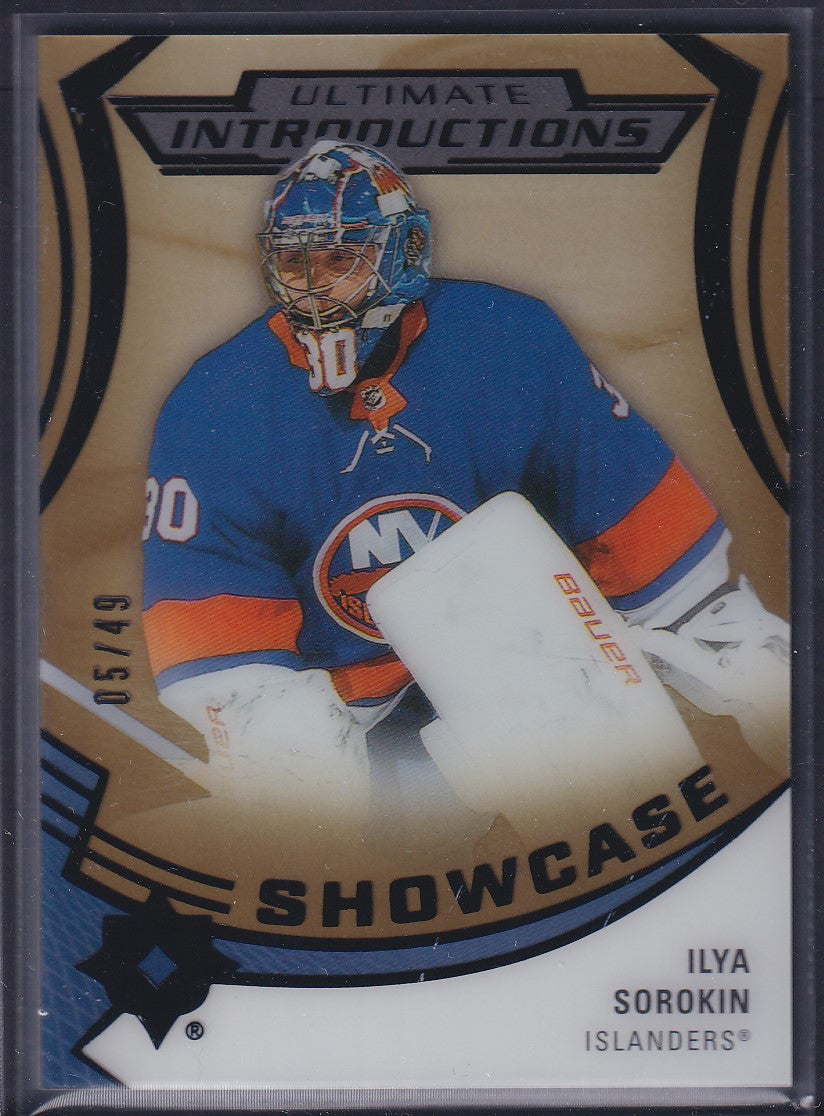 ILYA SOROKIN - 2020 Ultimate Introductions Rookie Showcase GOLD #UI-95, /49