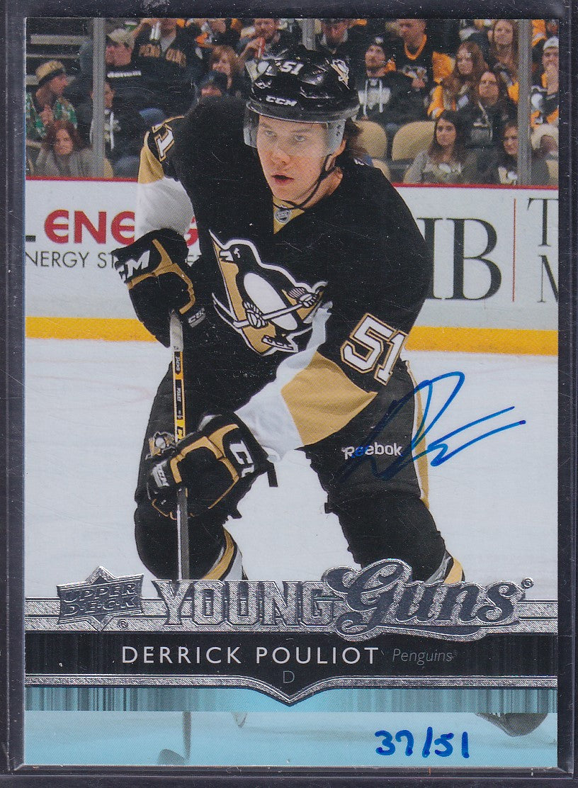 DERRICK POULIOT - 2015 Upper Deck Young Guns BUYBACKS Auto /51
