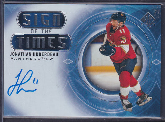 JONATHAN HUBERDEAU - 2020 SP Authentic Sign of the Times Auto #SOTT-JH