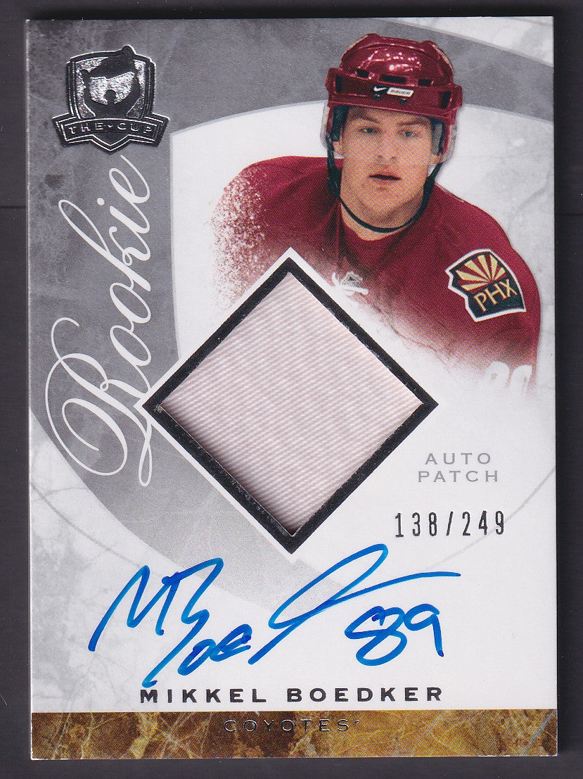 MIKKEL BOEDKER - 2008 Cup Rookie Auto Patch #130, /249