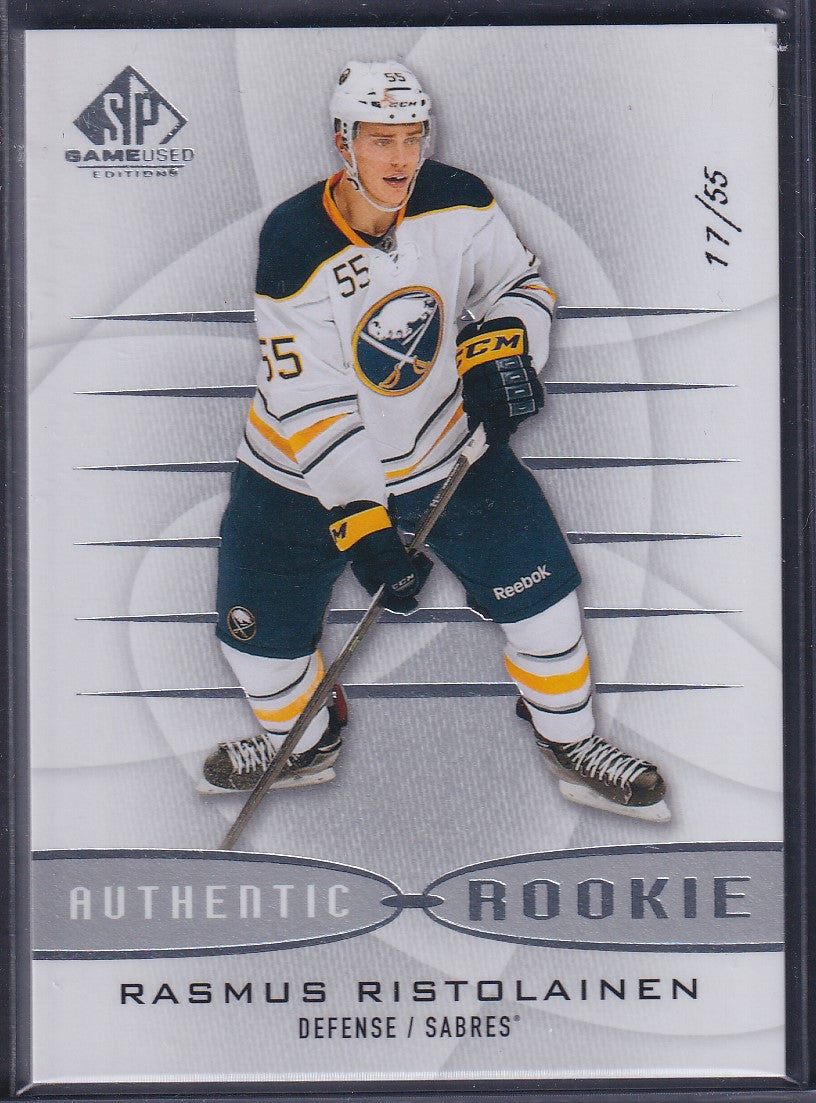 RASMUS RISTOLAINEN - 2013 SP Game Used Authentic Rookie #133, /55