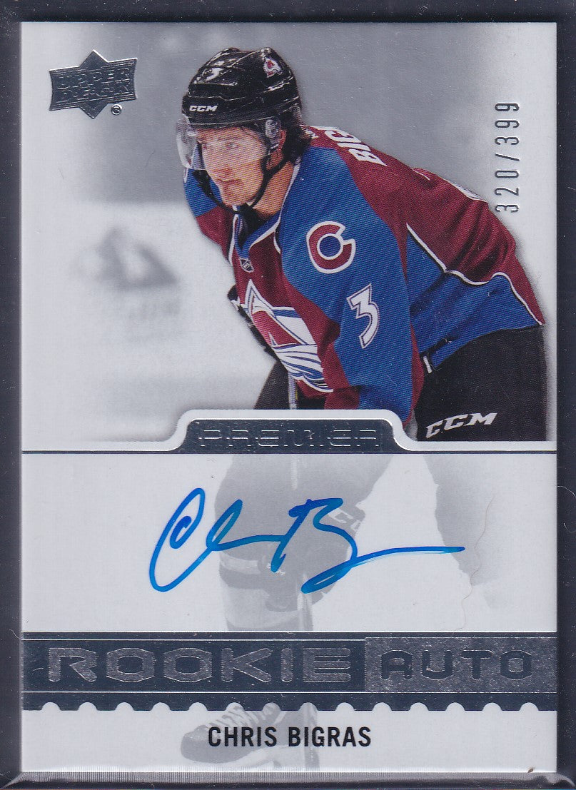 CHRIS BIGRAS - 2016 Upper Deck Rookie Auto #53, /399