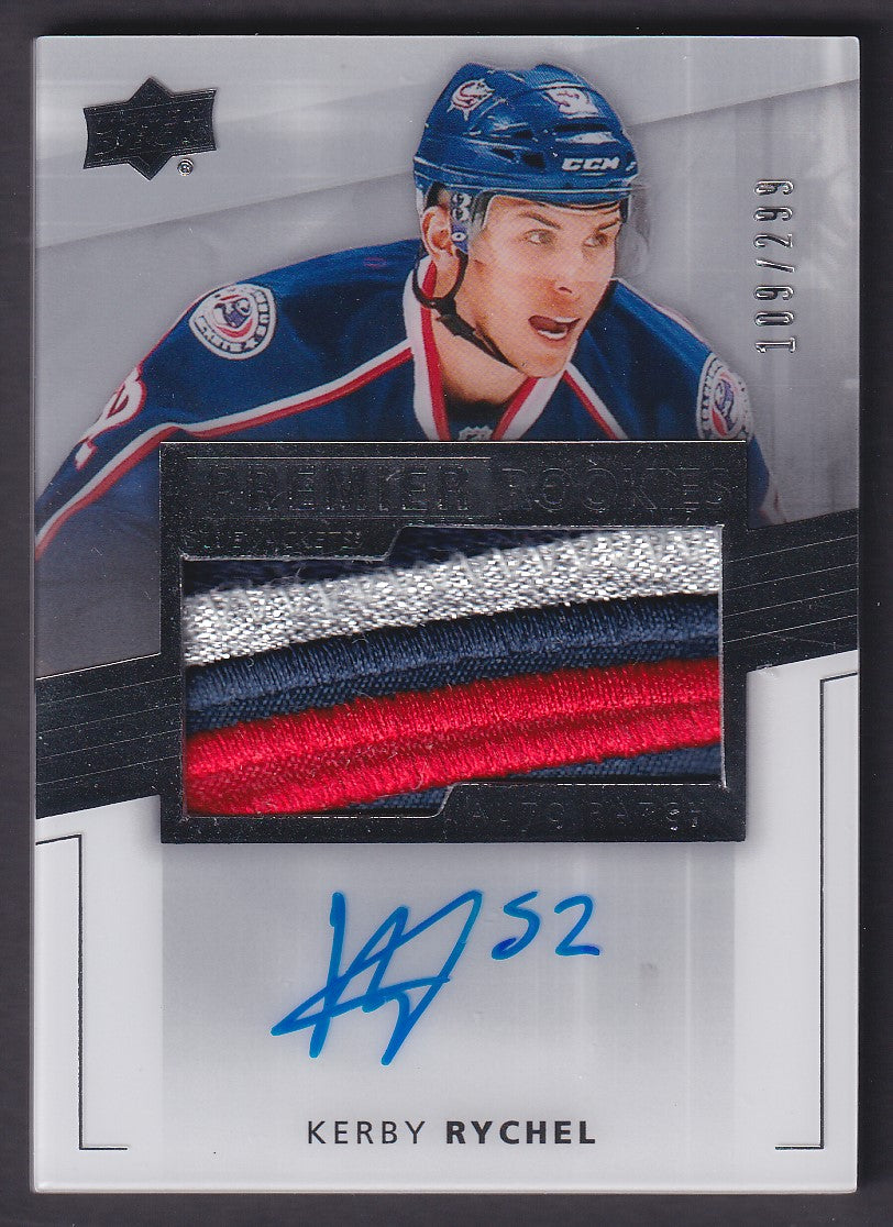 KERBY RYCHEL - 2014 Upper Deck Premier Rookie Auto Patch #108, /299
