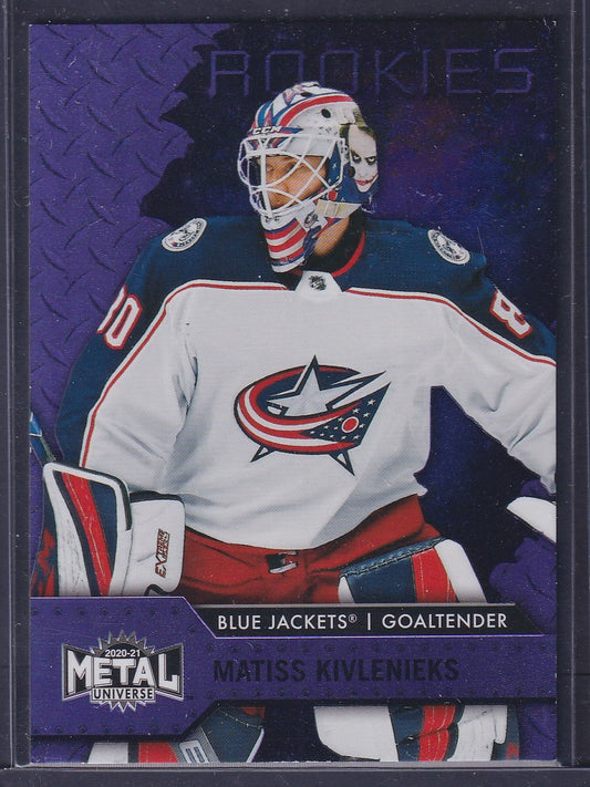 MATISS KIVLENIEKS - 2020 Metal Universe Rookies PURPLE #122, /199