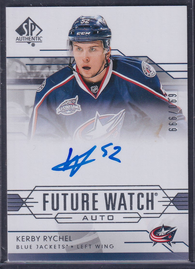KERBY RYCHEL - 2014 SP Authentic Future Watch Auto #319, /999