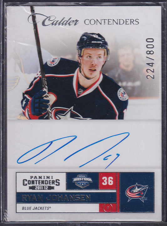 RYAN JOHANSEN - 2011 Panini Calder Contenders Auto #209, /800