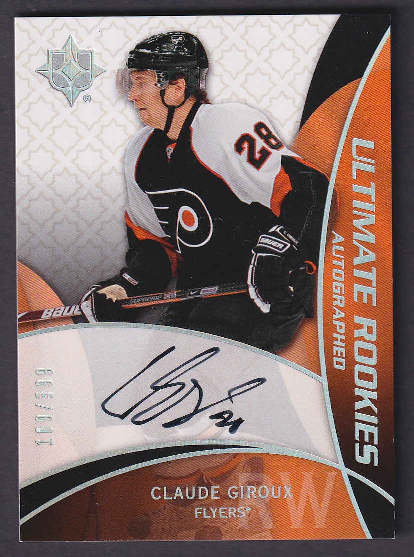 CLAUDE GIROUX - 2008 Upper Deck Ultimate Rookies Auto #66, /399
