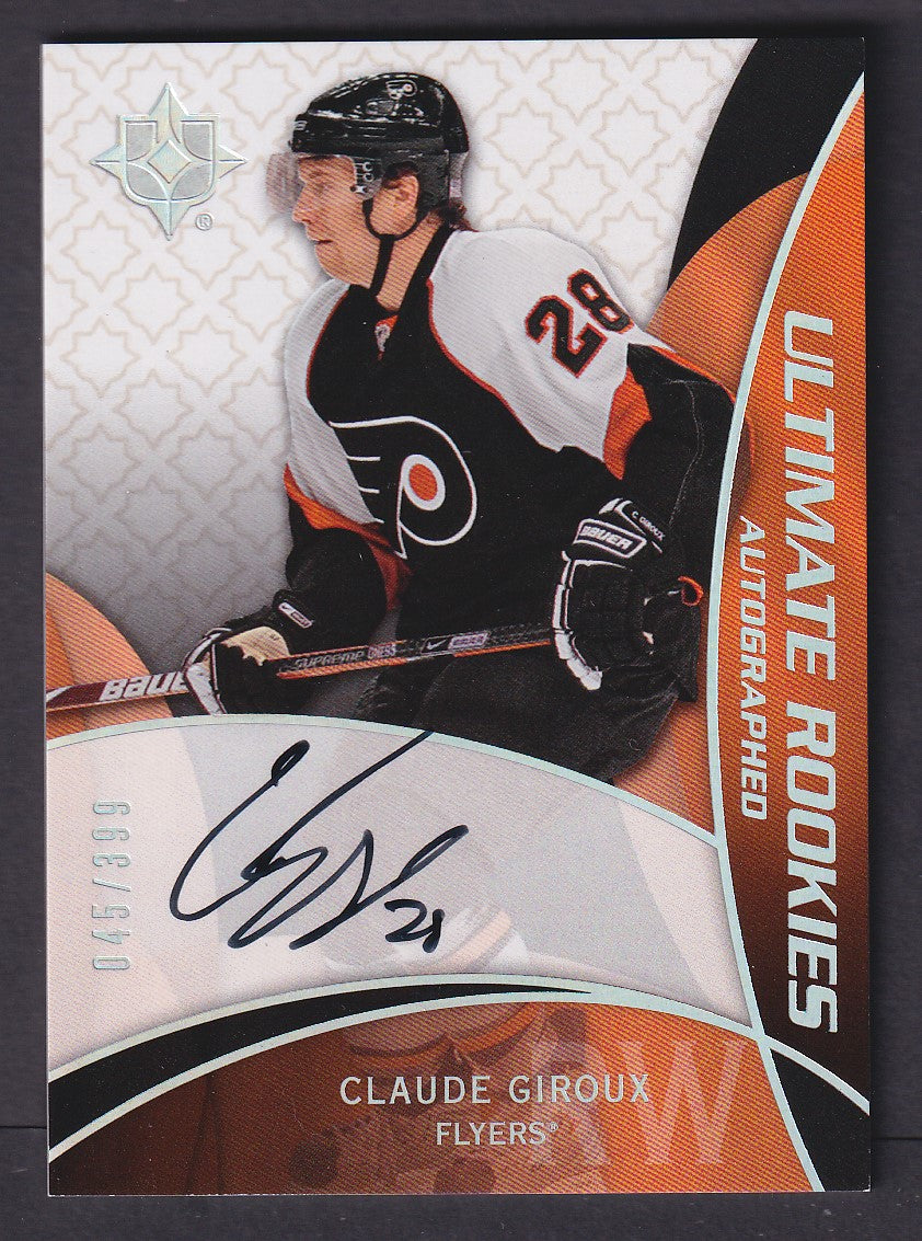 CLAUDE GIROUX - 2008 Upper Deck Ultimate Rookies Auto #66, /399