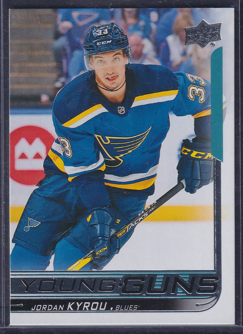 JORDAN KYROU - 2018 Upper Deck Young Guns #241