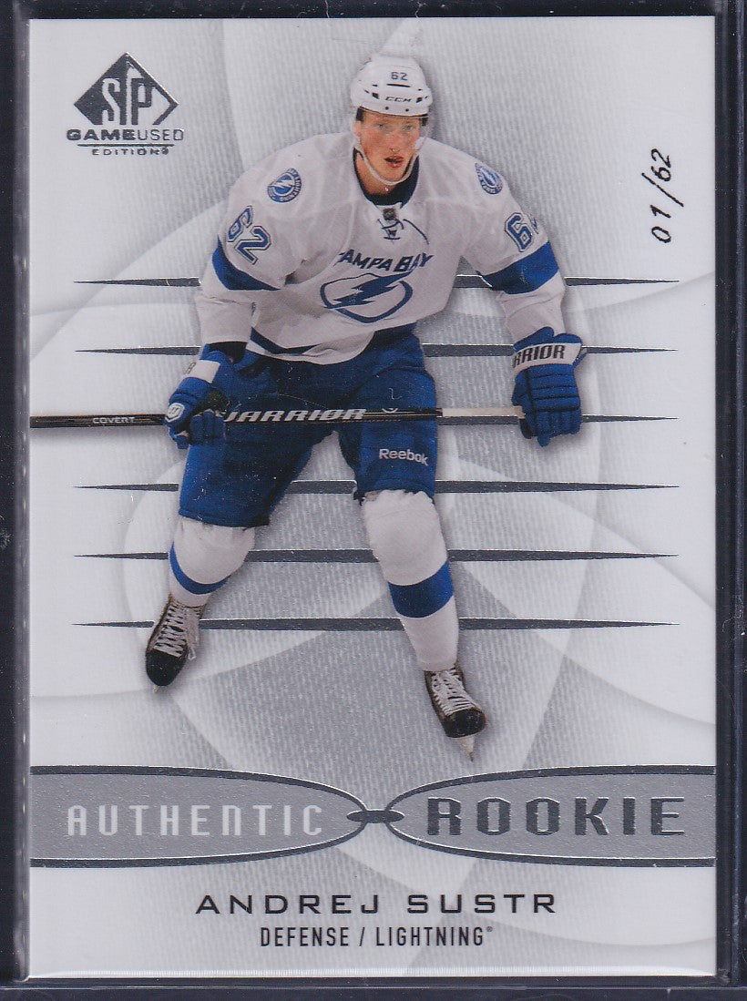 ANDREJ SUSTR - 2013 Upper Deck SP Game Used Authentic Rookie #158, /62