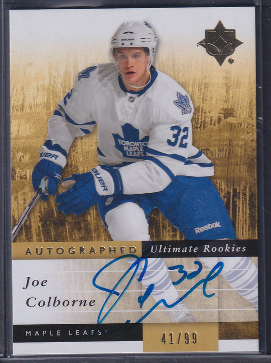 JOE COLBORNE - 2011 Upper Deck Ultimate Rookies Auto #145, /99