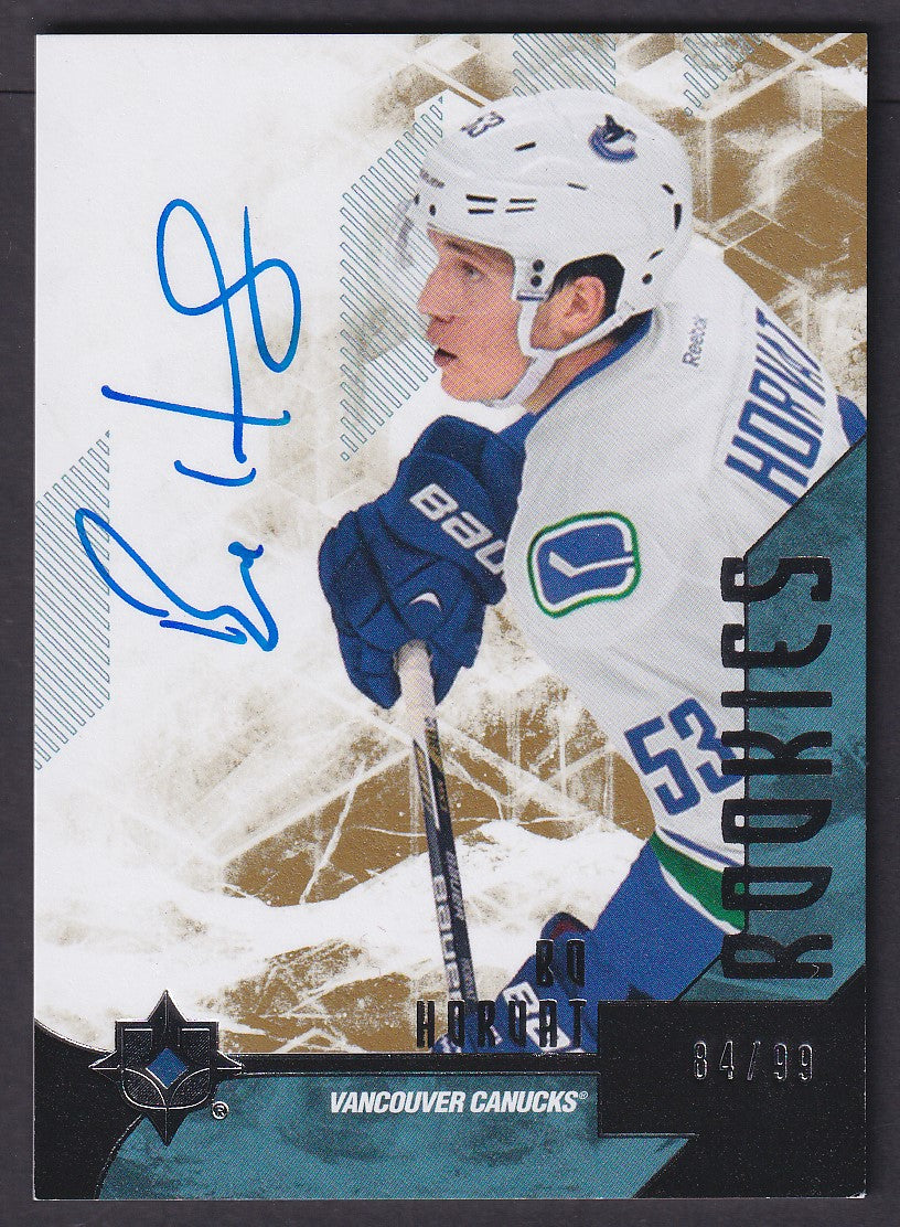 BO HORVAT - 2014 Upper Deck Ultimate Rookies Auto #119, /99