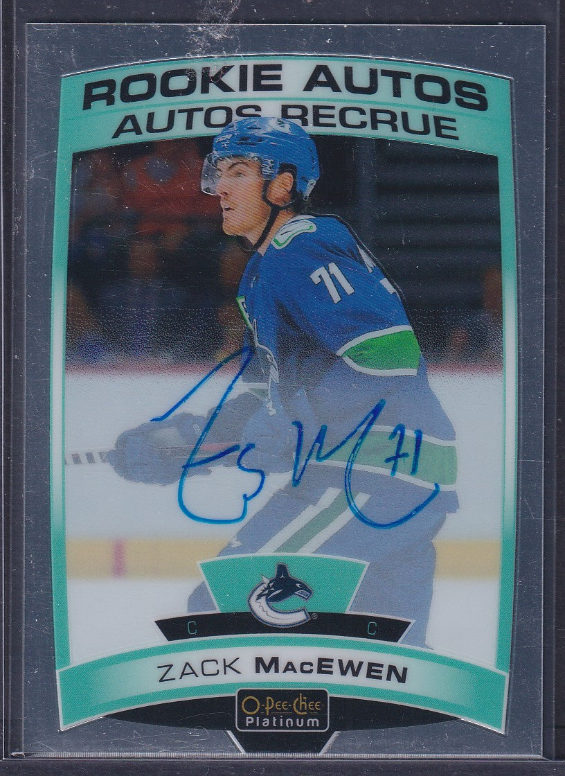 ZACK MACEWEN - 2019 O-Pee-Chee Platinum Rookie Autos #R-ZM