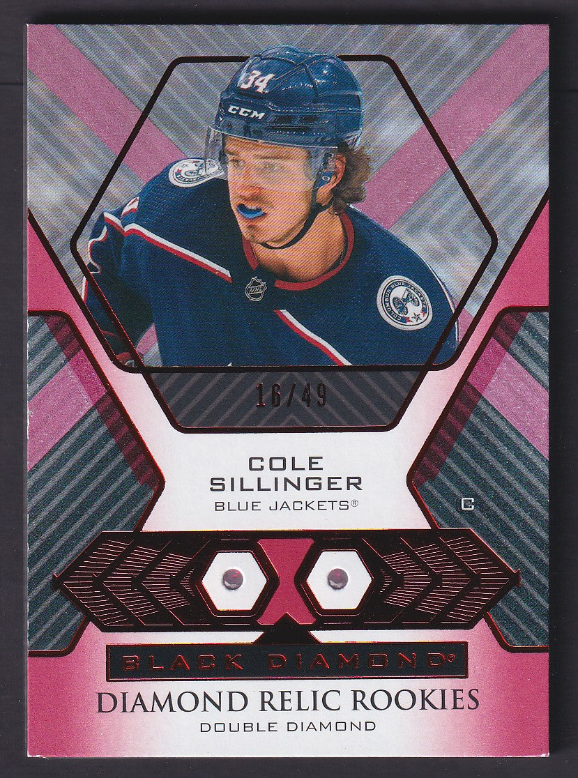 COLE SILLINGER - 2021 Black Diamond Relic Rookies #BDR-CS, /49