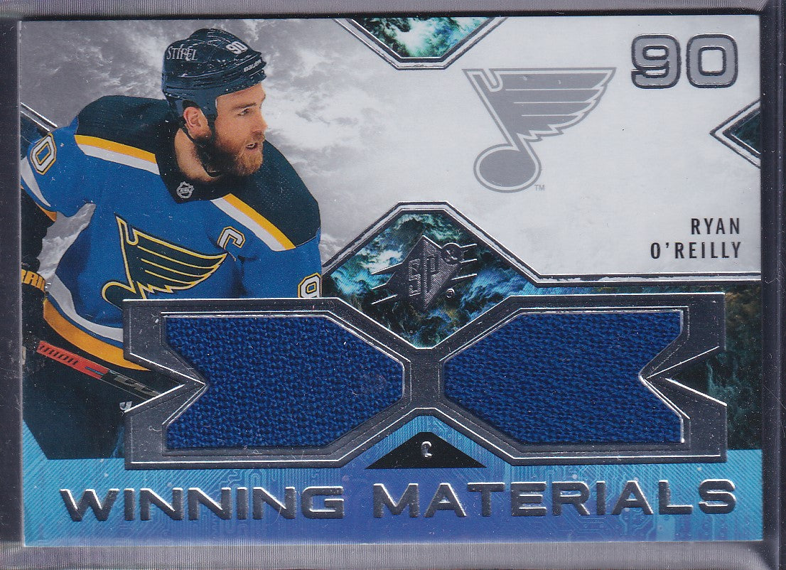 RYAN O'REILLY - 2021 Upper Deck SPx Winning Materials #WM-RO