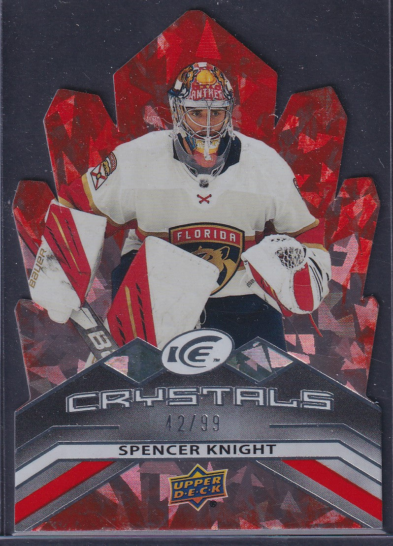 SPENCER KNIGHT - 2021 Upper Deck Ice Crystals ORANGE #IC-36, /99