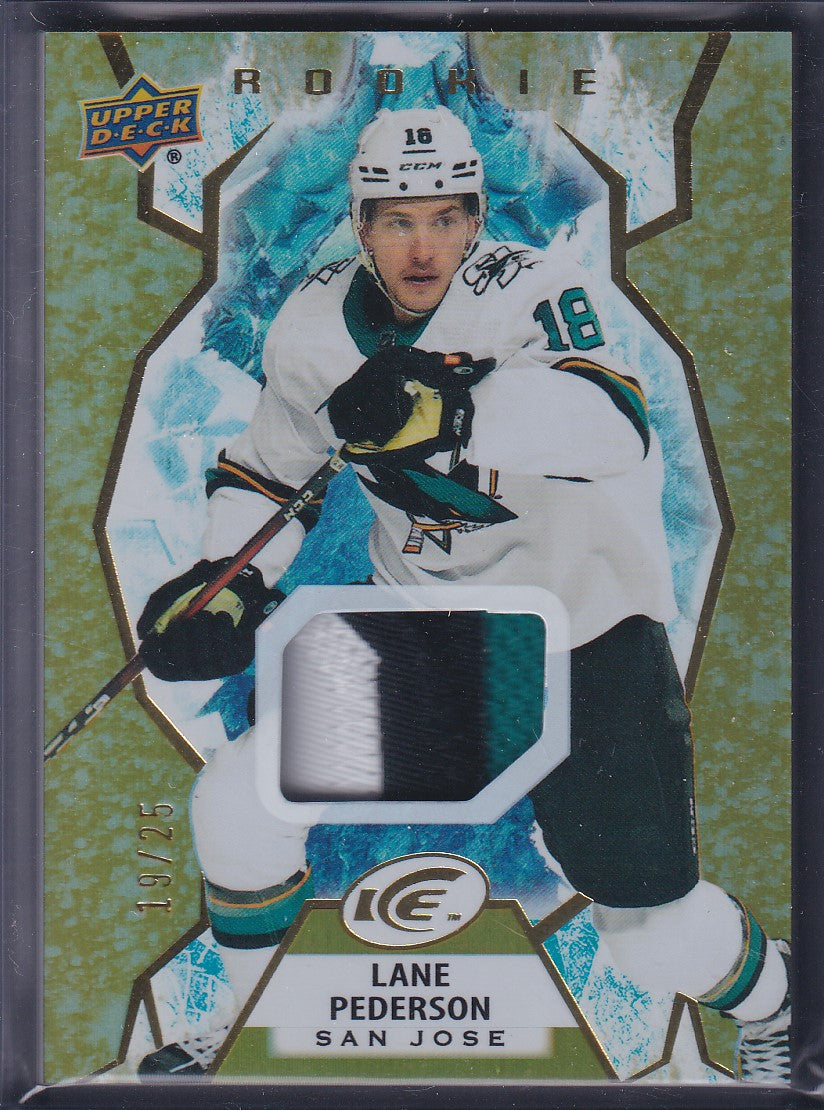 LANE PEDERSON - 2021 Upper Deck Ice Rookie Patch #109, /25