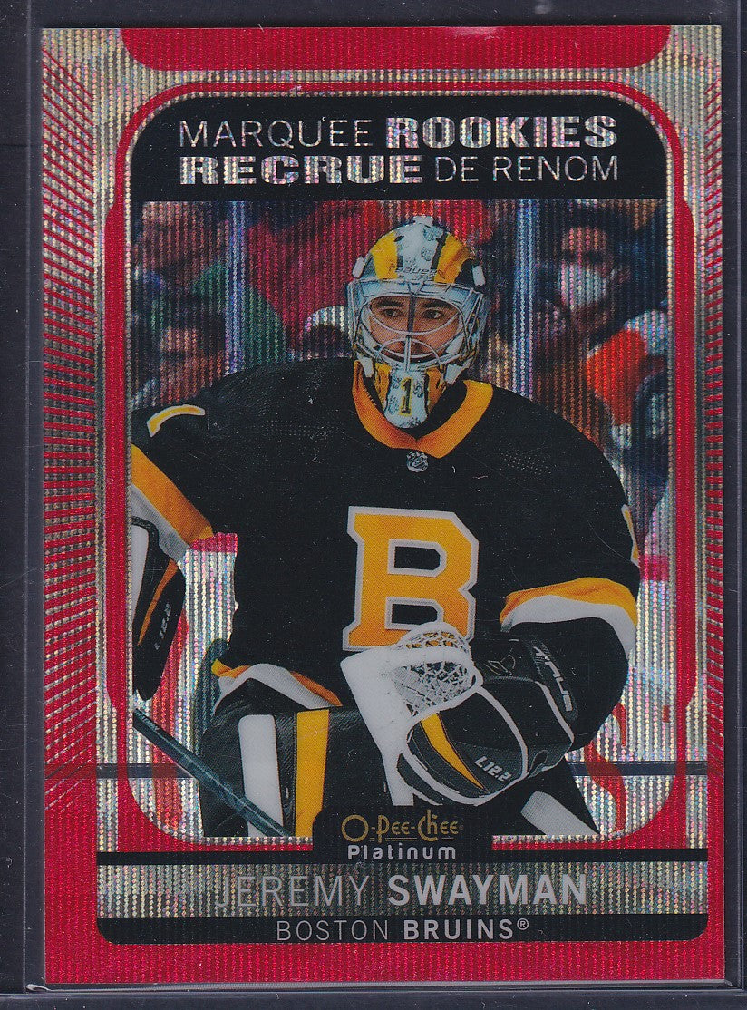 JEREMY SWAYMAN - 2021 O-Pee-Chee Platinum Rookies RED SURGE #205