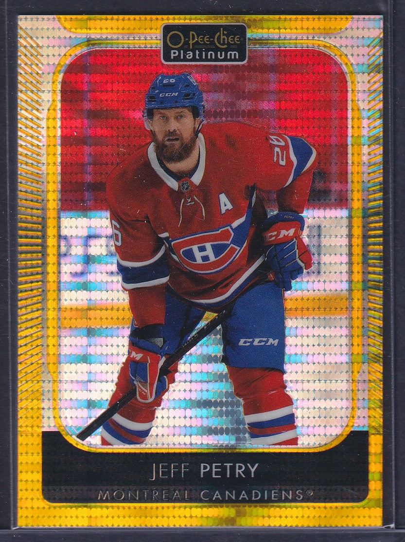 JEFF PETRY - 2021 O-Pee-Chee Platinum SEISMIC GOLD #53, /50