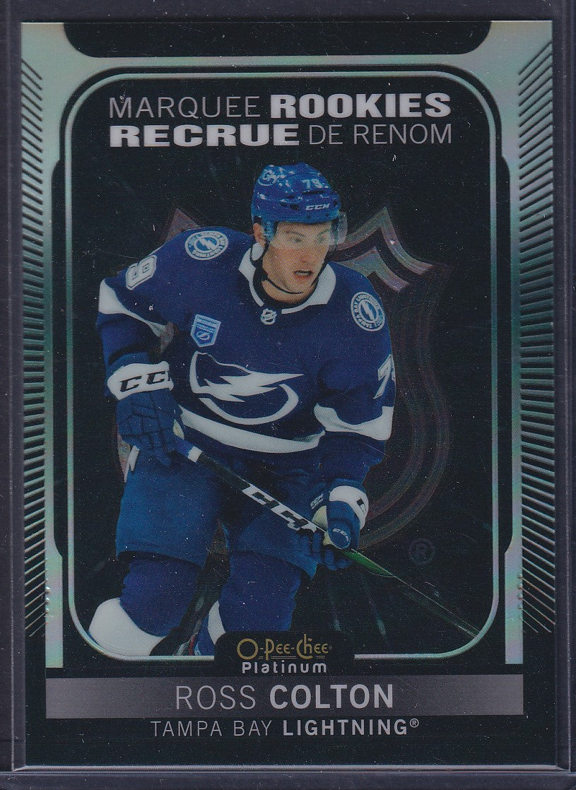 ROSS COLTON - 2021 O-Pee-Chee Rookies BLACK SHIELD VARIANT #214