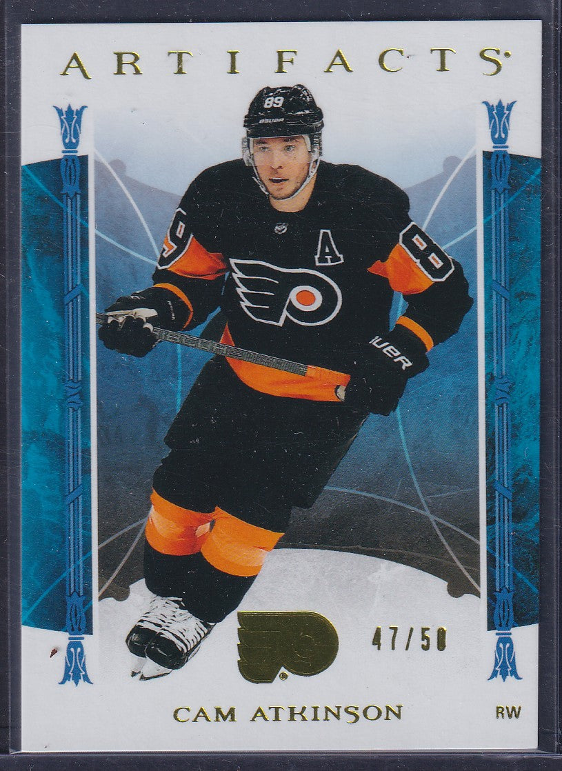 CAM ATKINSON - 2022 Upper Deck Artifacts #78, /50