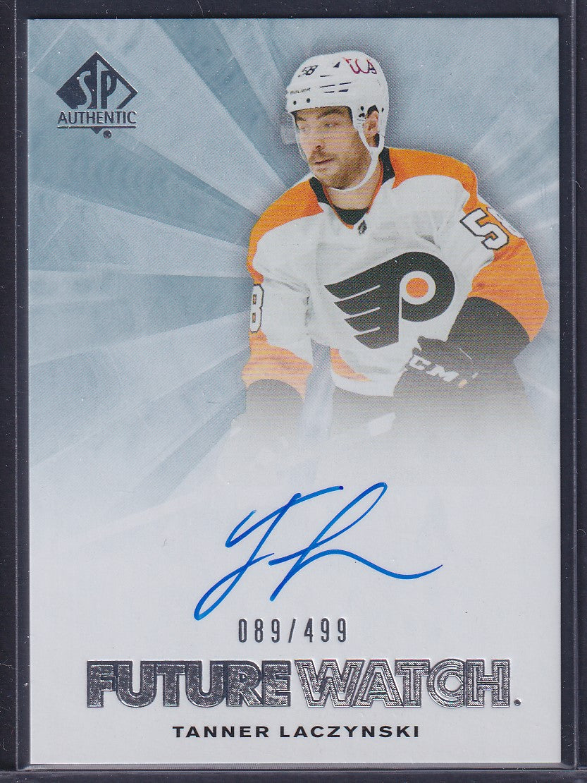 TANNER LACZYNSKI - 2021 SP Authentic Future Watch Auto Retro #RFWA-TL, /499