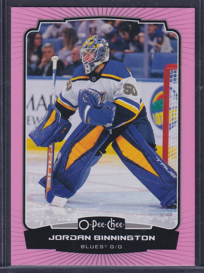 JORDAN BINNINGTON - 2022 O-Pee-Chee PINK BORDER #214, /75