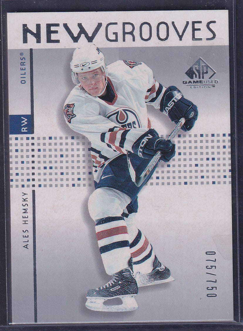 ALES HEMSKY - 2003 SP Game Used New Grooves #77, /750