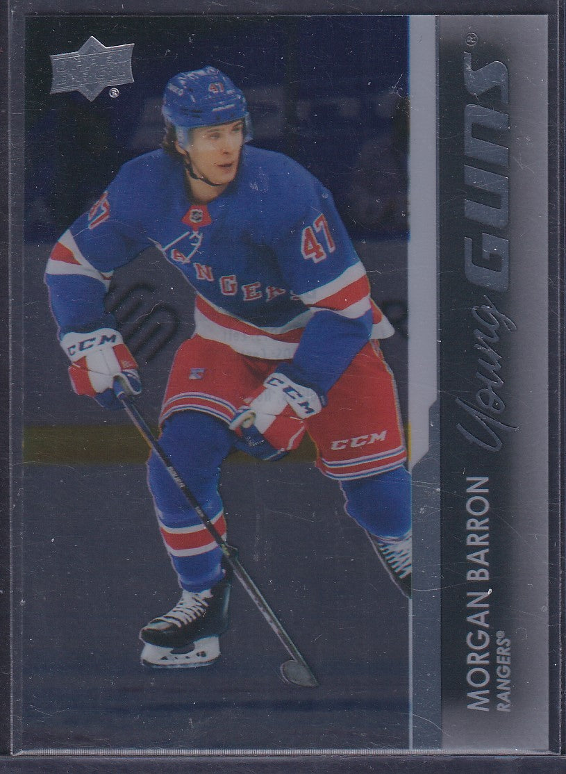 MORGAN BARRON - 2021 Upper Deck Young Guns CLEAR CUT #215