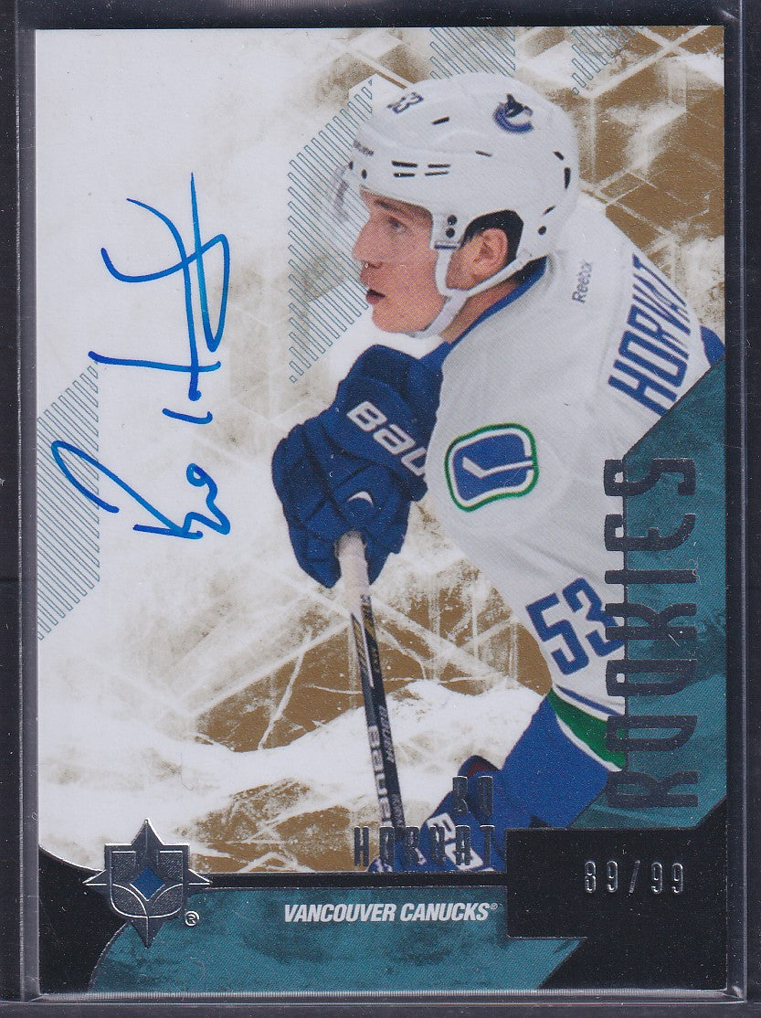 BO HORVAT - 2014 Upper Deck Ultimate Rookies Auto #119, /99