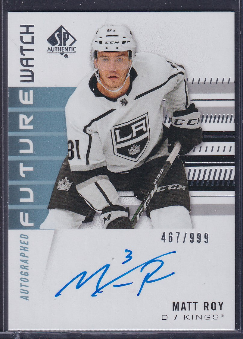MATT ROY - 2019 SP Authentic Future Watch Auto #207, /999