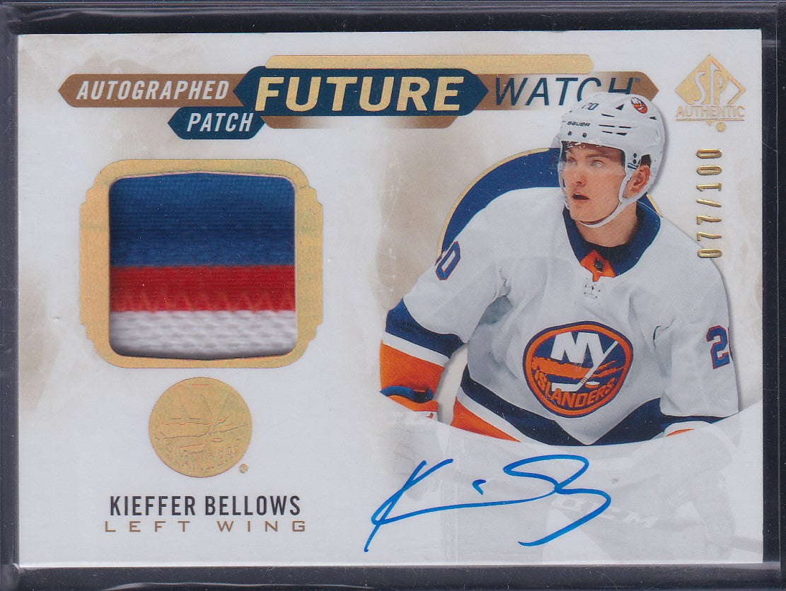 KIEFFER BELLOWS - 2020 SP Authentic Future Watch Auto Patch #FWAP-KB, /100