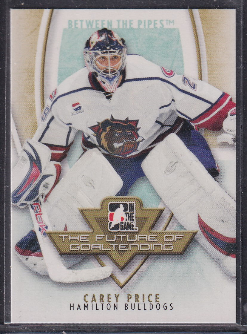 CAREY PRICE - 2008 In the Game The Future of Goaltending #FOG-01