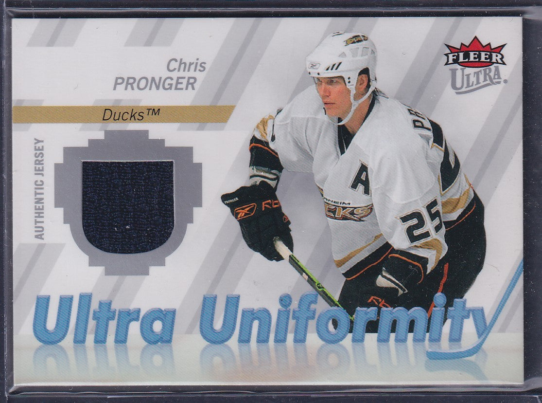 CHRIS PRONGER - 2007 Fleer Ultra Uniformity Patch #U-PR
