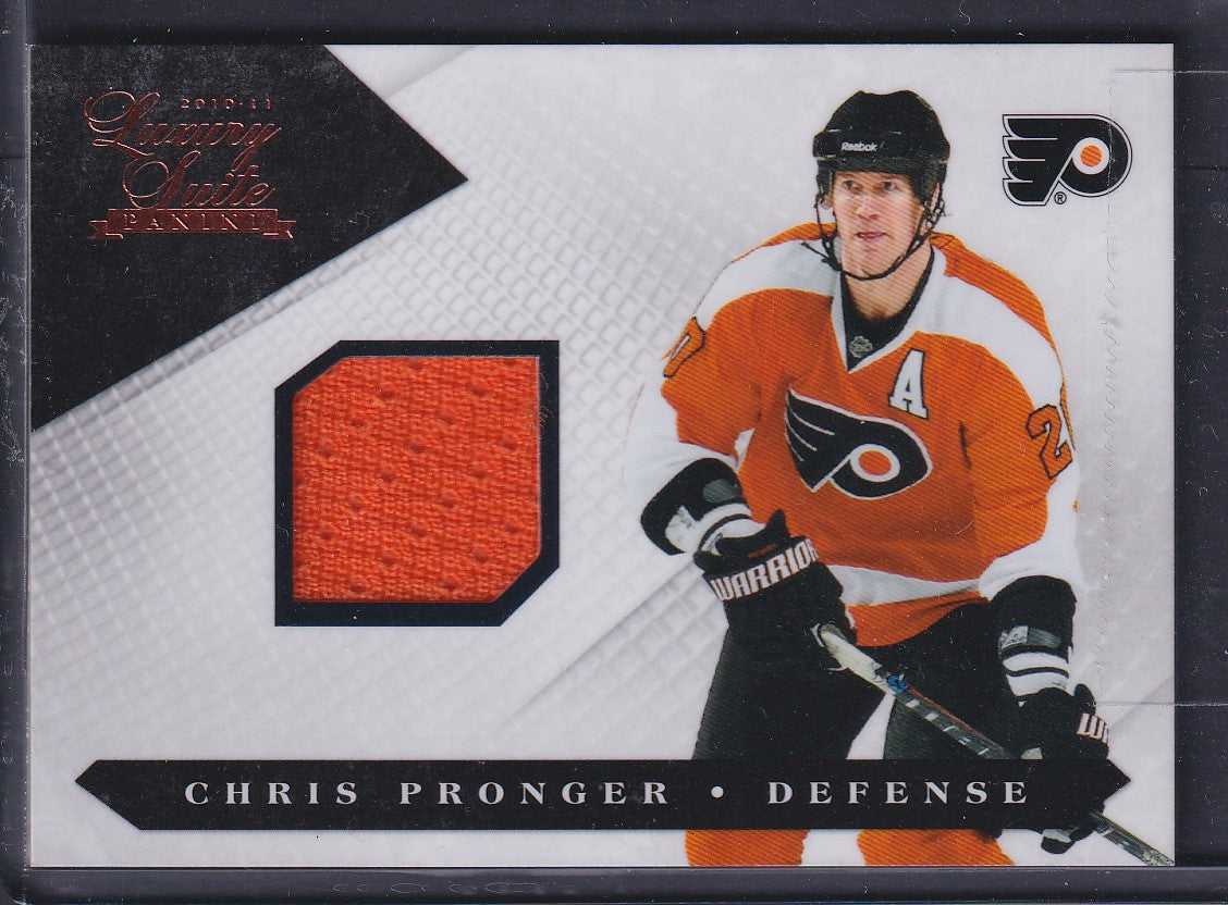 CHRIS PRONGER - 2011 Panini Luxury Suite Patch #50, /599