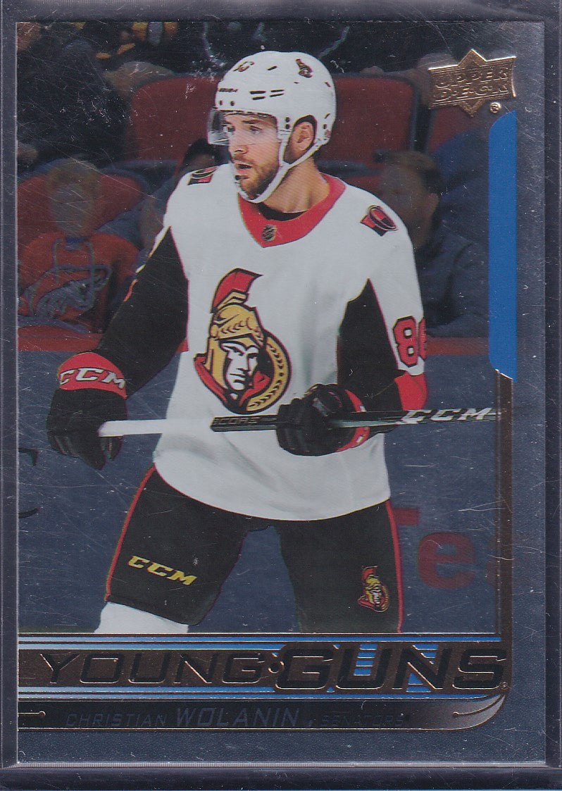 CHRISTIAN WOLANIN - 2018 Upper Deck Young Guns SILVER FOIL #460