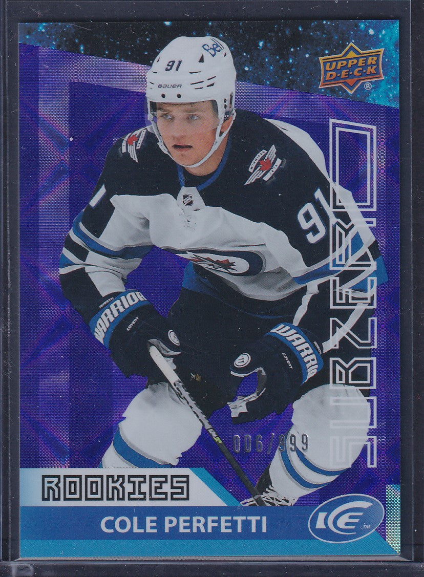 COLE PERFETTI - 2021 Upper Deck Ice Subzero Rookies #SZ-29, /999