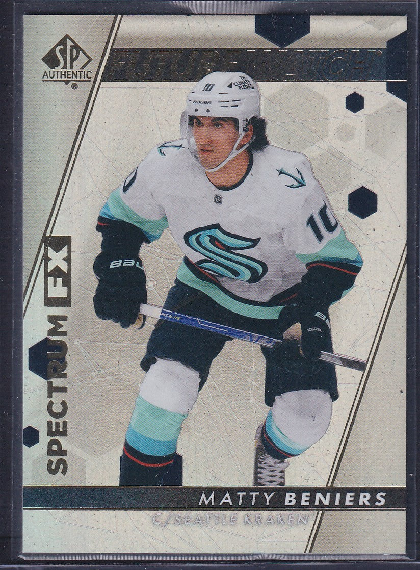 MATTY BENIERS - 2022 SP Authentic Future Watch Spectrum FX, Scratched #S-89