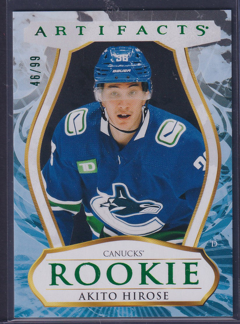AKITO HIROSE - 2023 Upper Deck Artifacts Rookie #181, /99