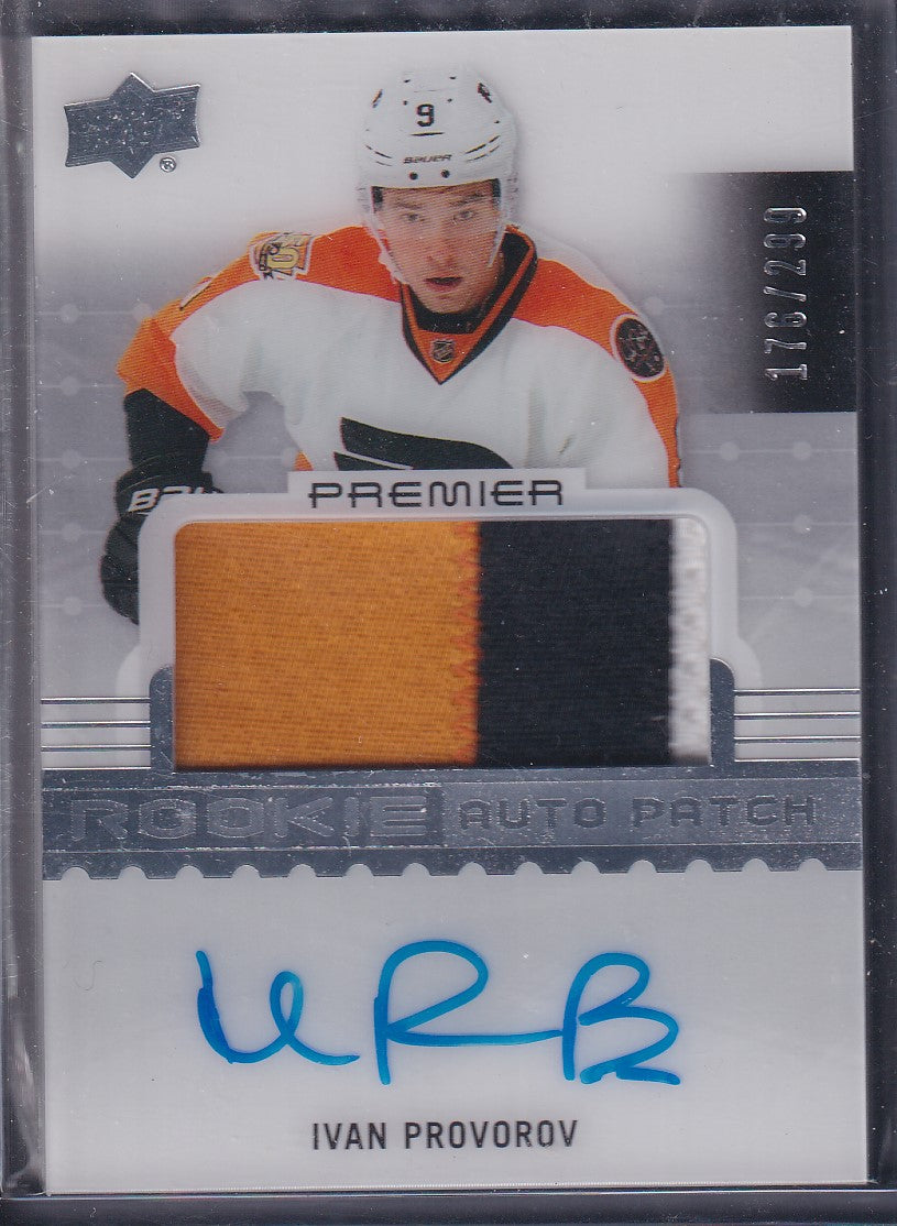 IVAN PROVOROV - 2016 Upper Deck Premier Rookie Auto Patch #72, /299