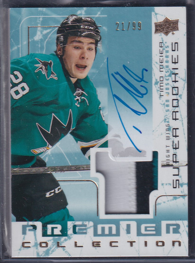TIMO MEIER - 2016 Upper Deck Premier Super Rookies Auto Patch #SSR-ME, /99