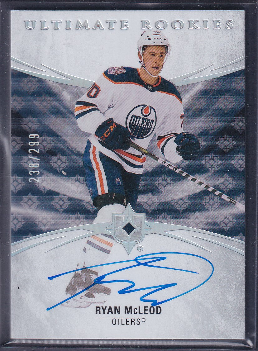 RYAN MCLEOD - 2020 Upper Deck Ultimate Rookies Auto #173, /299