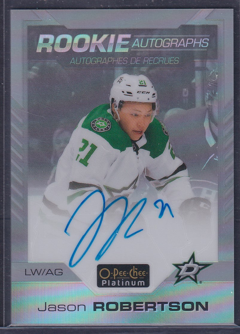 JASON ROBERTSON - 2020 O-Pee-Chee Rookie RAINBOW AUTO #R-JR