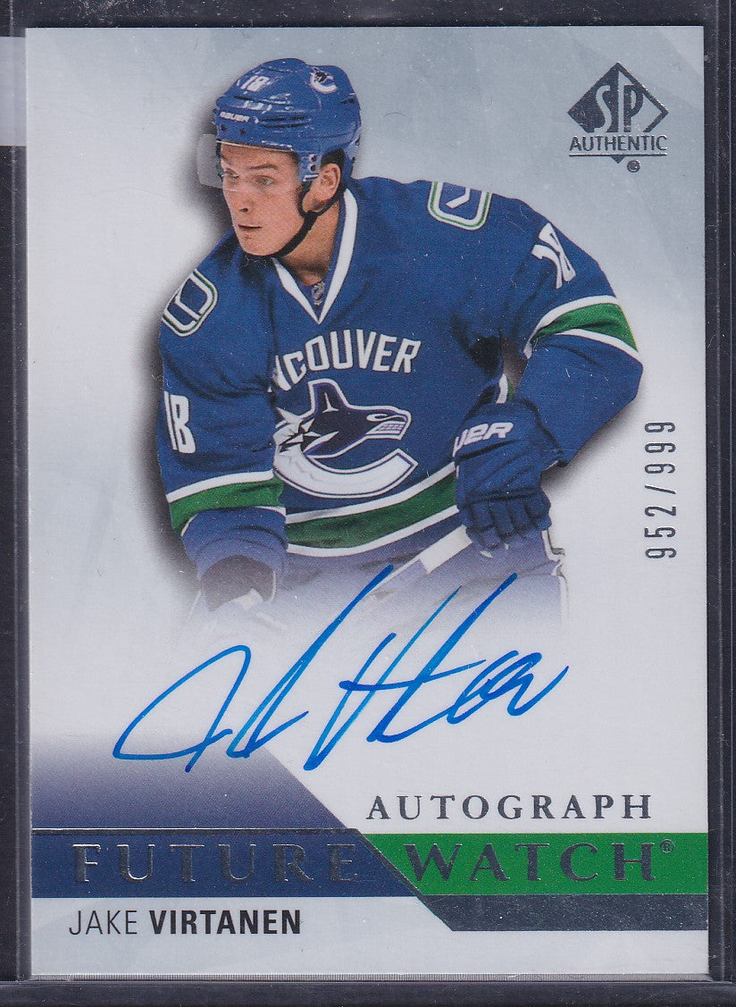 JAKE VIRTANEN - 2015 SP Authentic Future Watch Auto #277, /999