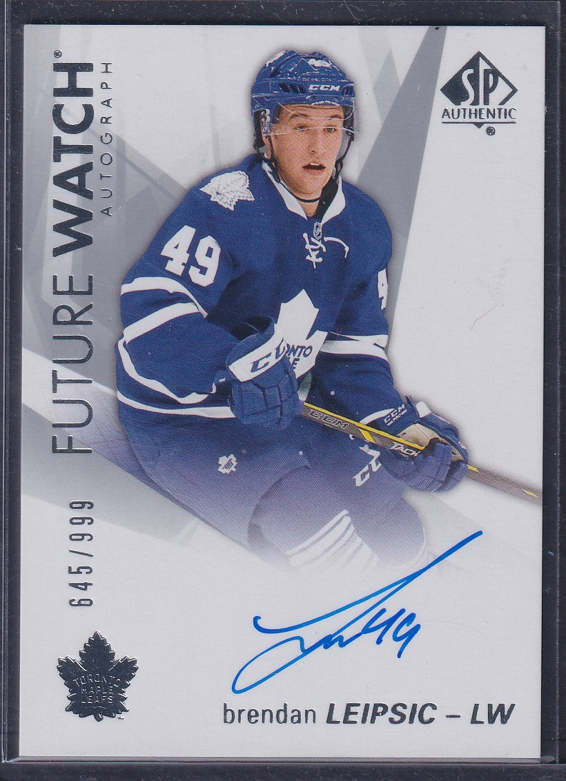 BRENDAN LEIPSIC - 2016 SP Authentic Future Watch Auto #141, /999