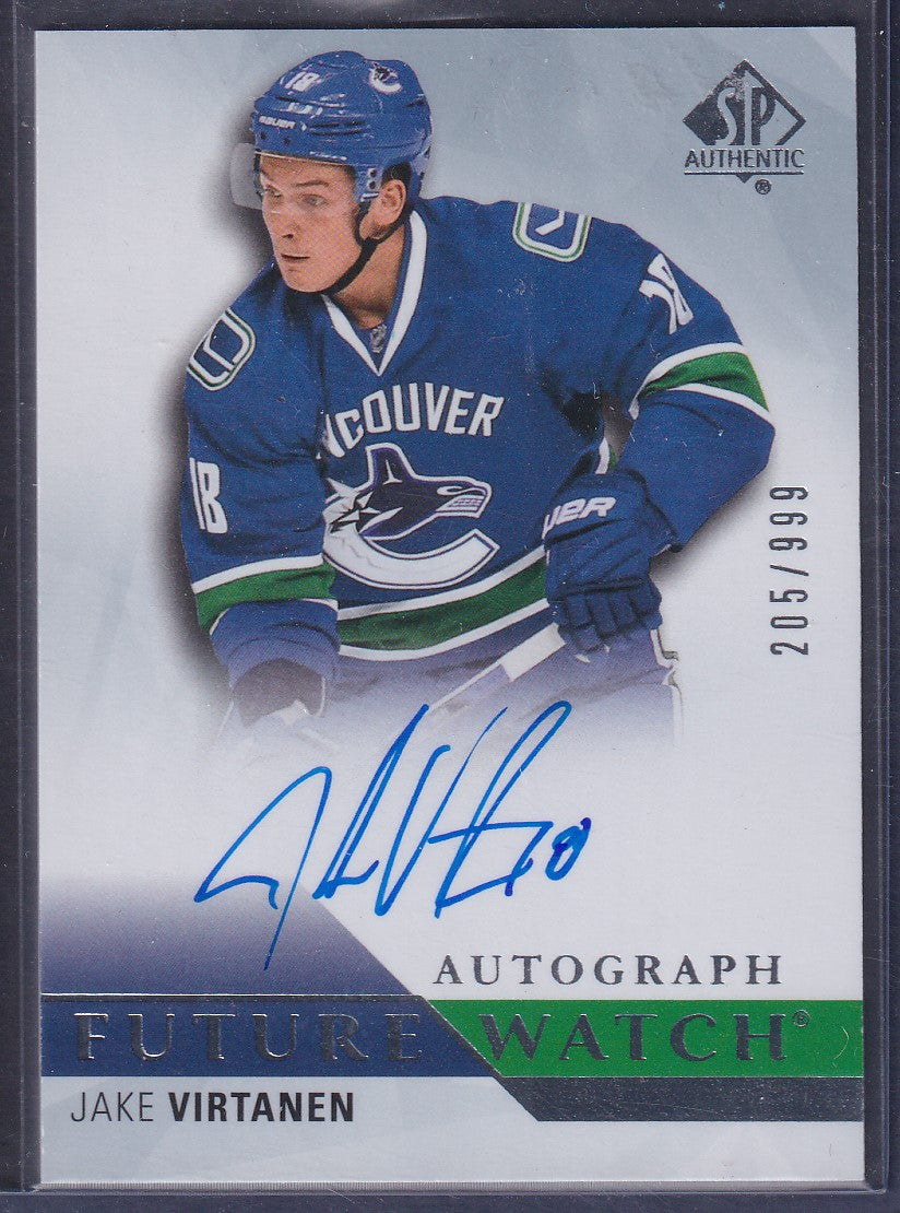 JAKE VIRTANEN - 2015 SP Authentic Future Watch Auto #277, /999