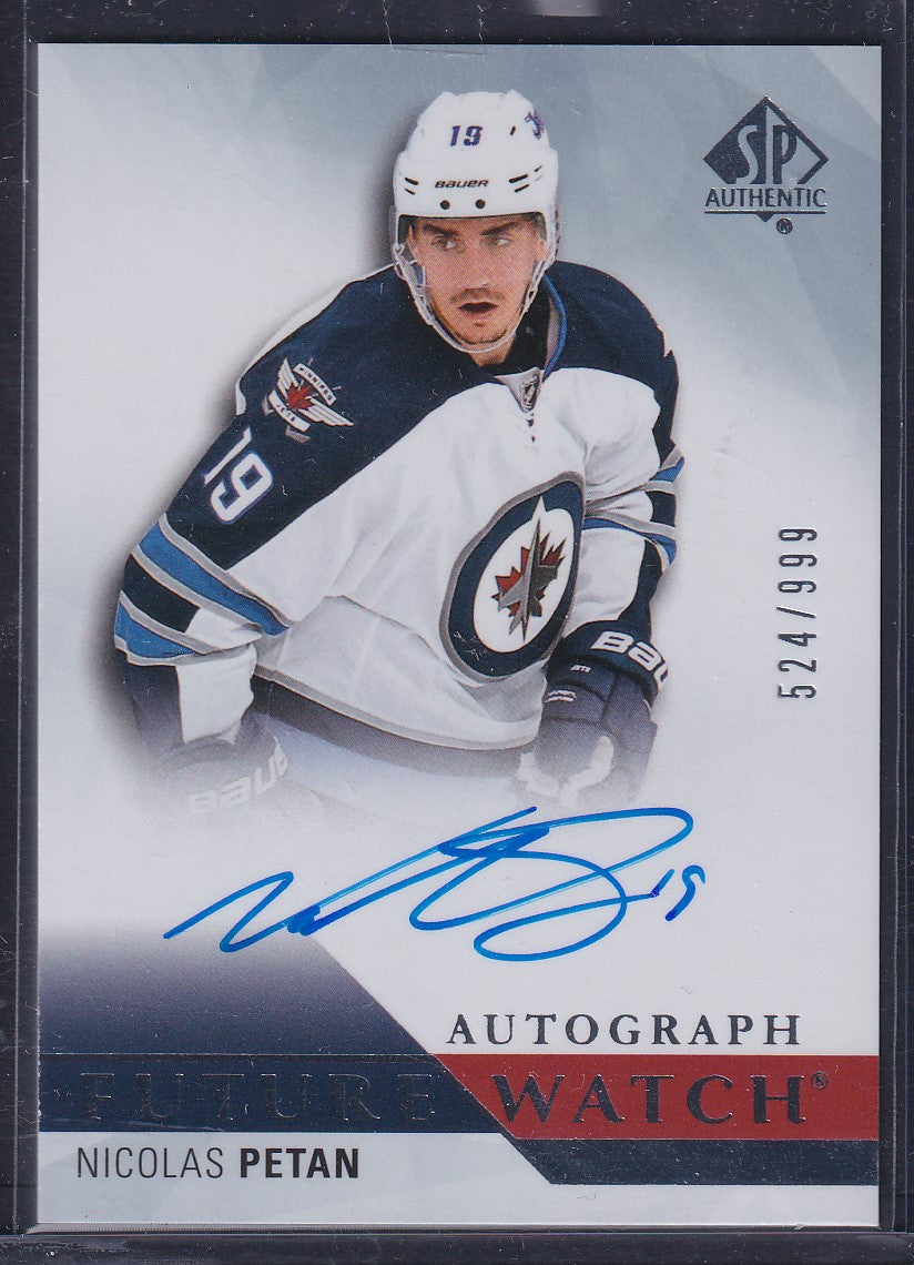 NICOLAS PETAN - 2015 SP Authentic Future Watch Auto #246, /999